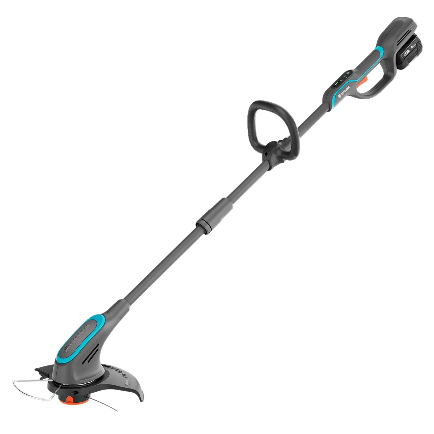 Gardena Akku-Trimmer PowerTrim 30/18V Set mit Akku und Ladegerät.