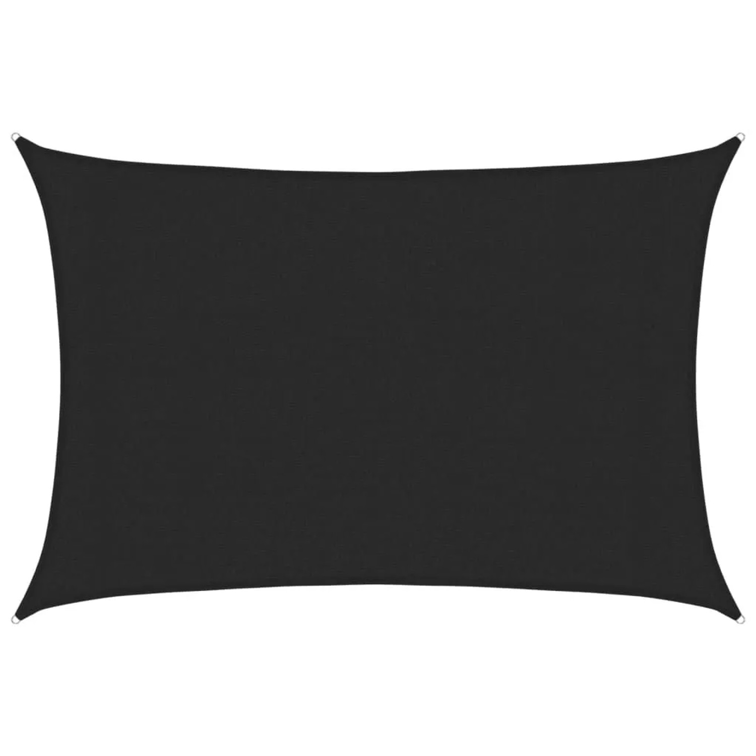 vidaXL Sonnensegel 160 g/m² Schwarz 3x4 m HDPE 311732