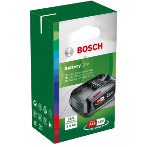 Bosch Ersatzakku 18V/2,5 Ah im Karton, Akku für Elektrowerkzeuge.