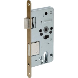 Abus Einsteckschloss TGL Edelstahl, Profilzylinder DIN R für Wohnungsabschlusstüren.