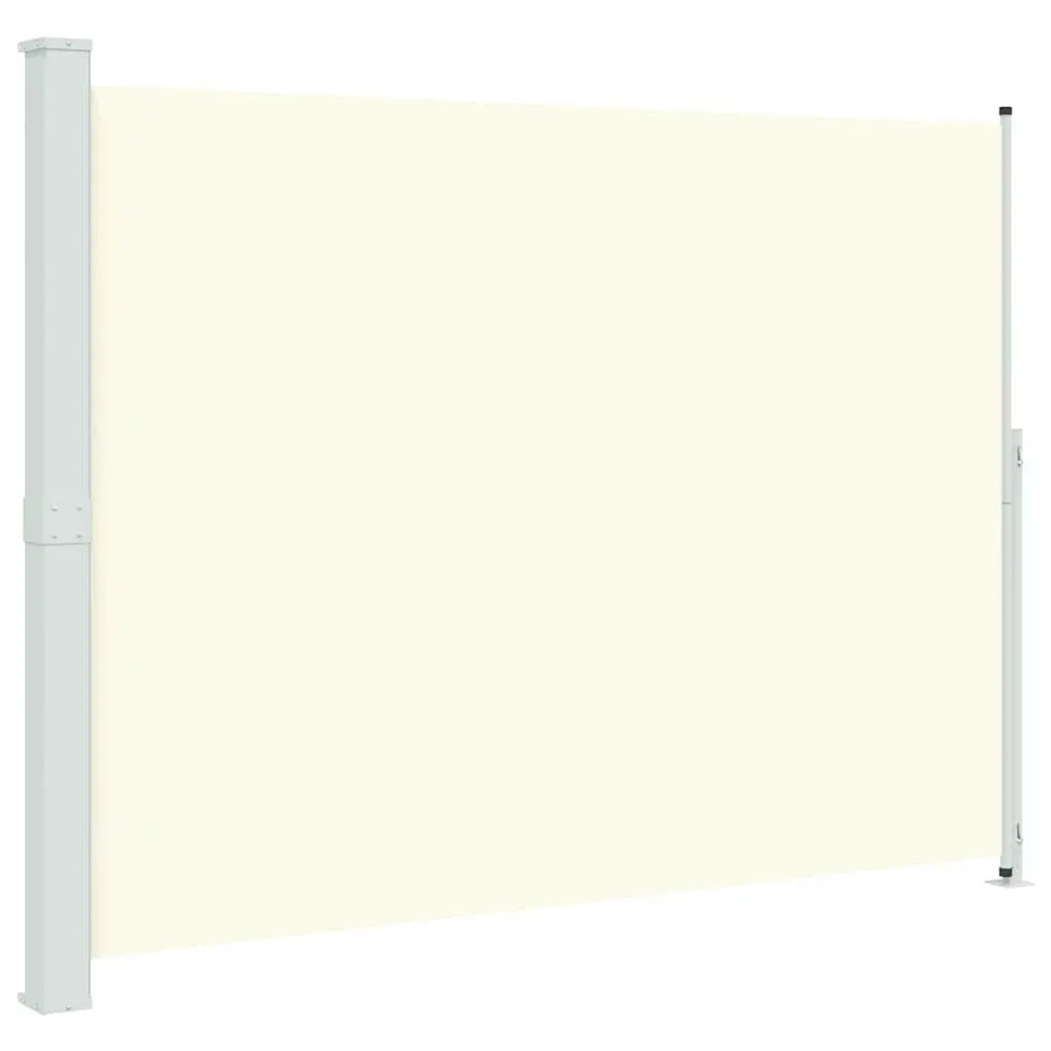 vidaXL Seitenmarkise Ausziehbar 220x300 cm Creme 313424
