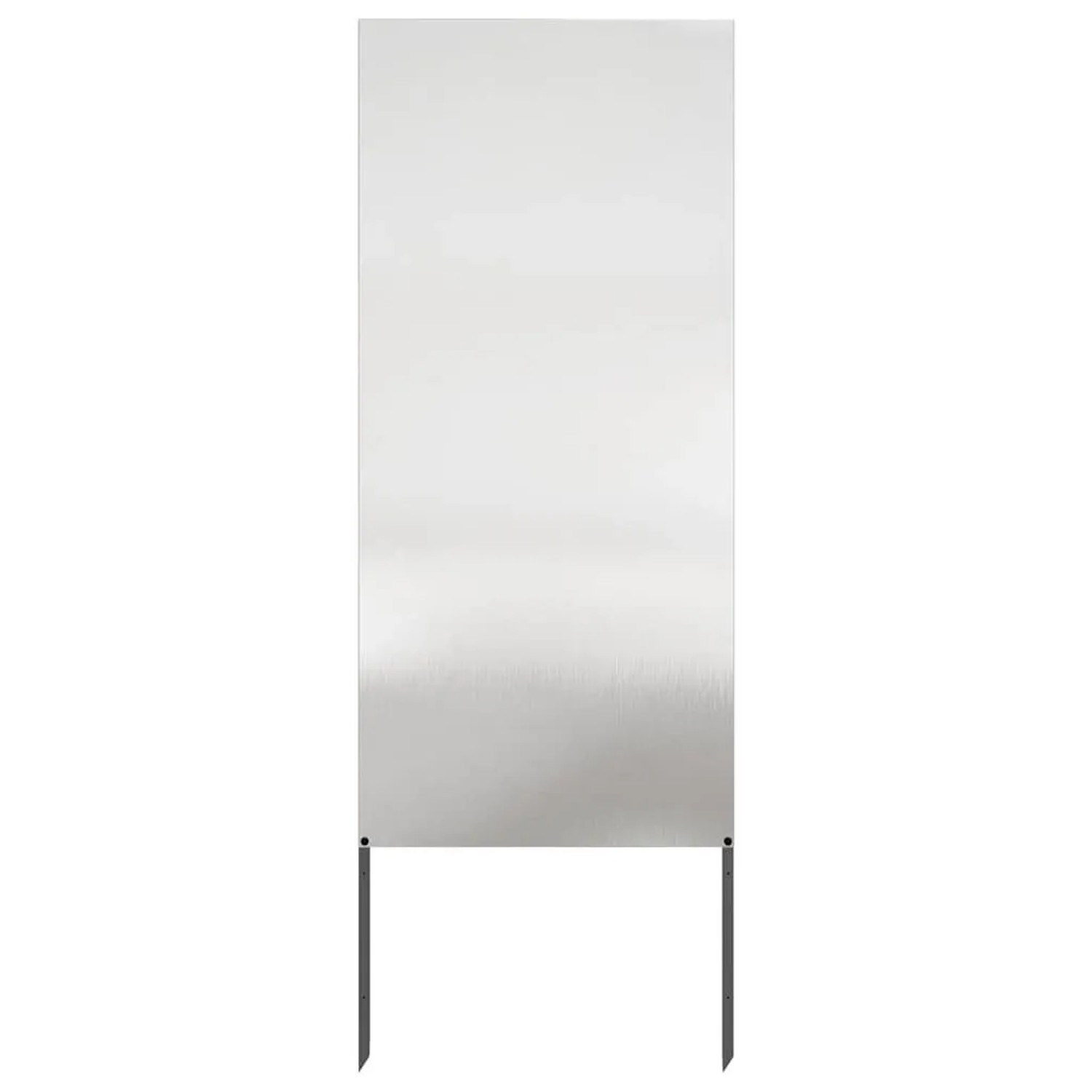 vidaXL Garten Sichtschutz-Leinwand Silber 50 x 140 cm Edelstahl 876291