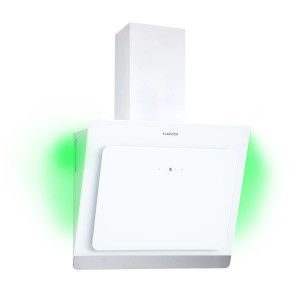 Klarstein Aurora Eco 60 Dunstabzugshaube 550 m³/h 60cm Kopffrei Ambientelicht EEC A++ Weiß