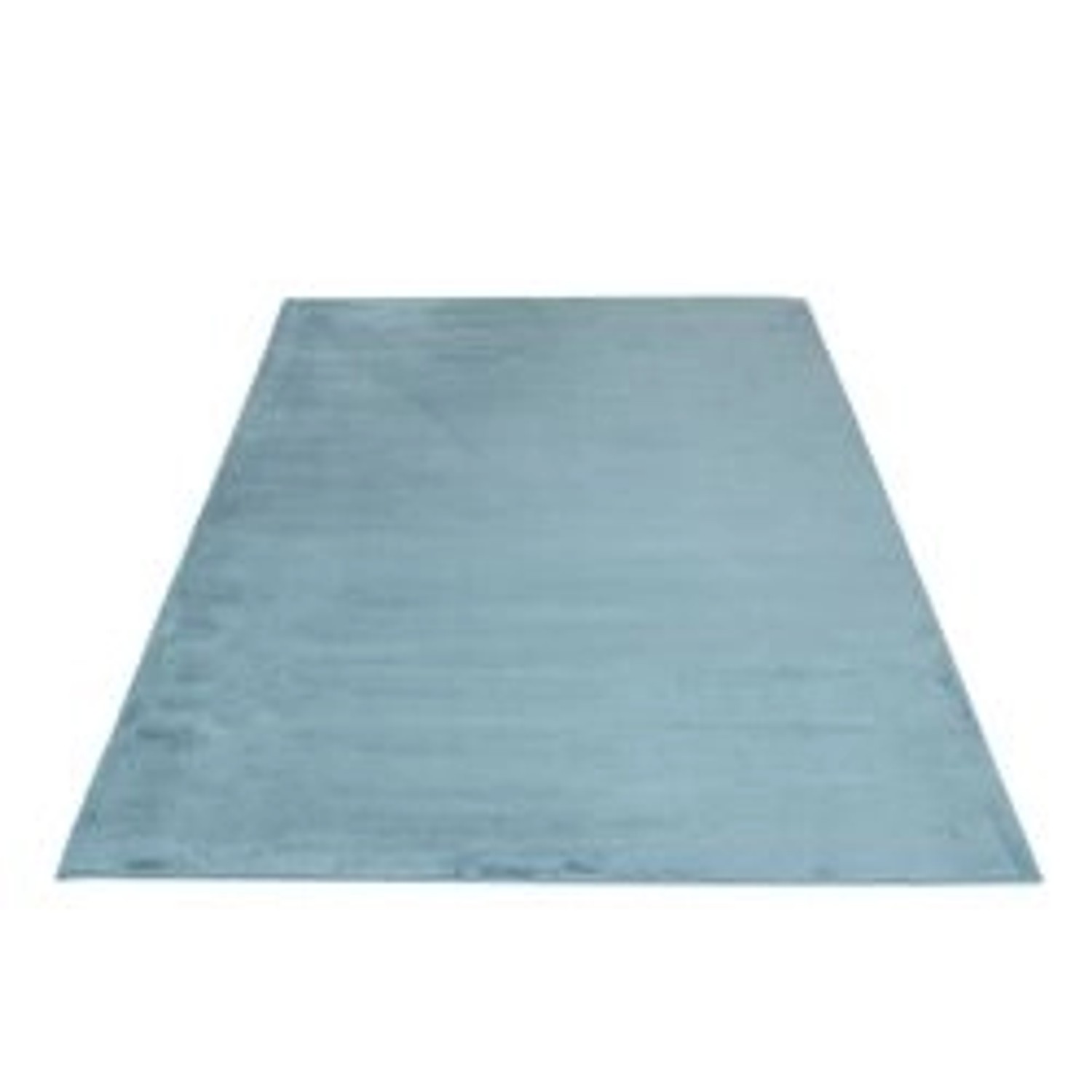 payé Teppich Uni Hochflor Samtweich 160x230 cm Blau günstig online kaufen