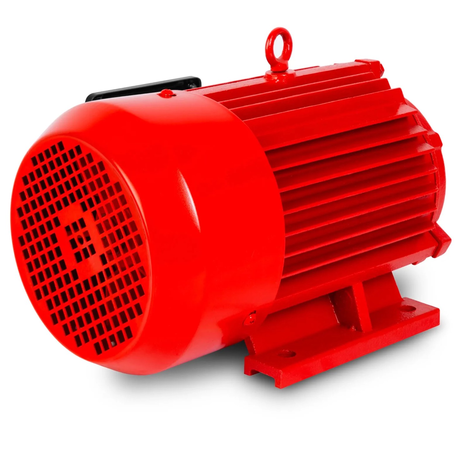 Roter EBERTH Elektromotor, 400V, 3kW Leistung, 2890 U/min, für Drehstromanwendungen.