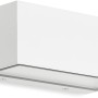 Weiße Telefunken LED-Außenleuchte Monaco, 2x6W, moderne Wandleuchte für den Außenbereich.