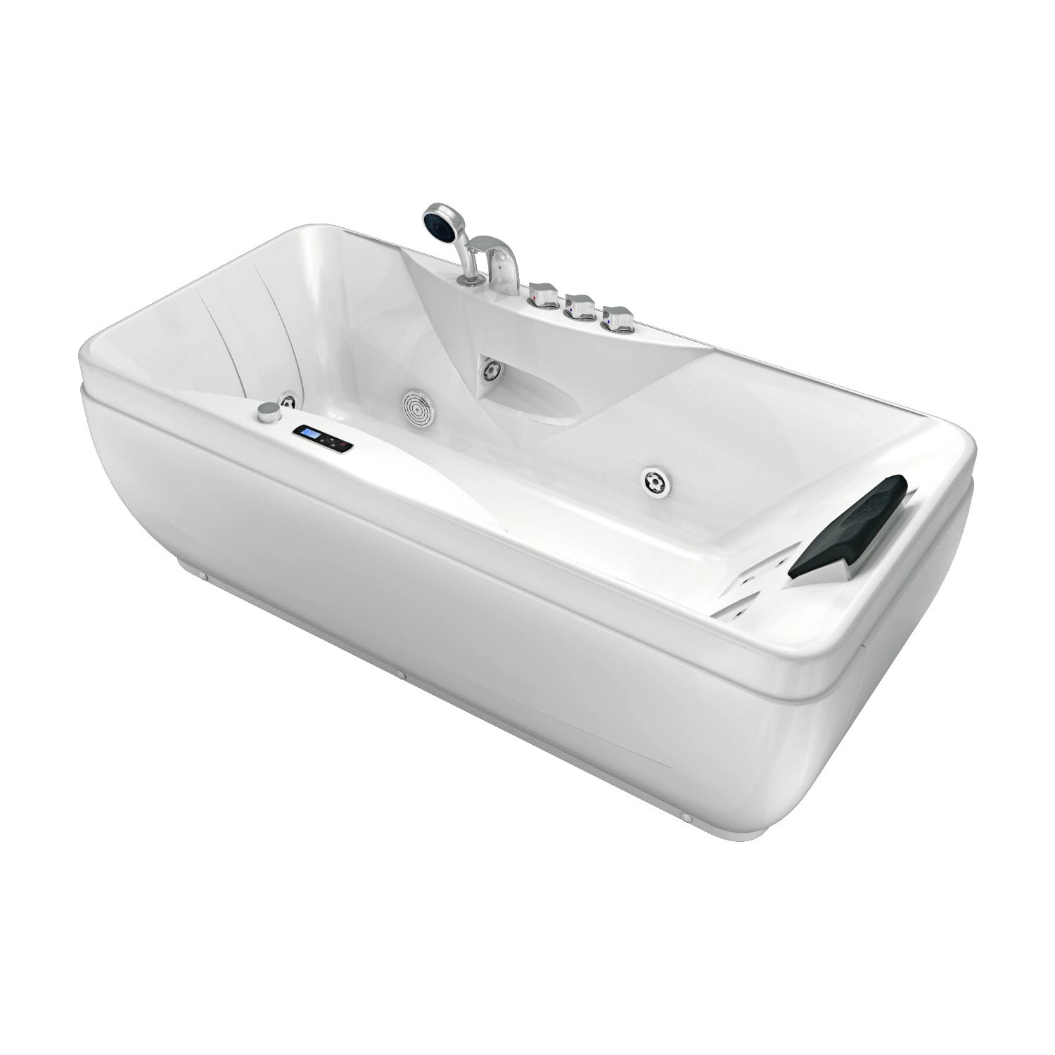 AcquaVapore Whirlpool Vollausstattung Pool Badewanne Wanne W49H-PR-SC 170x8 günstig online kaufen