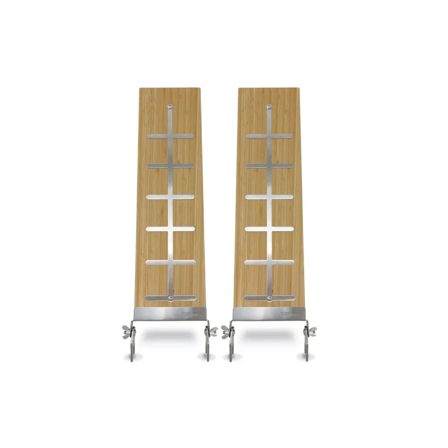 Grillfürst Flammlachsbrett Bambus 140 MM Schraub Variante Set