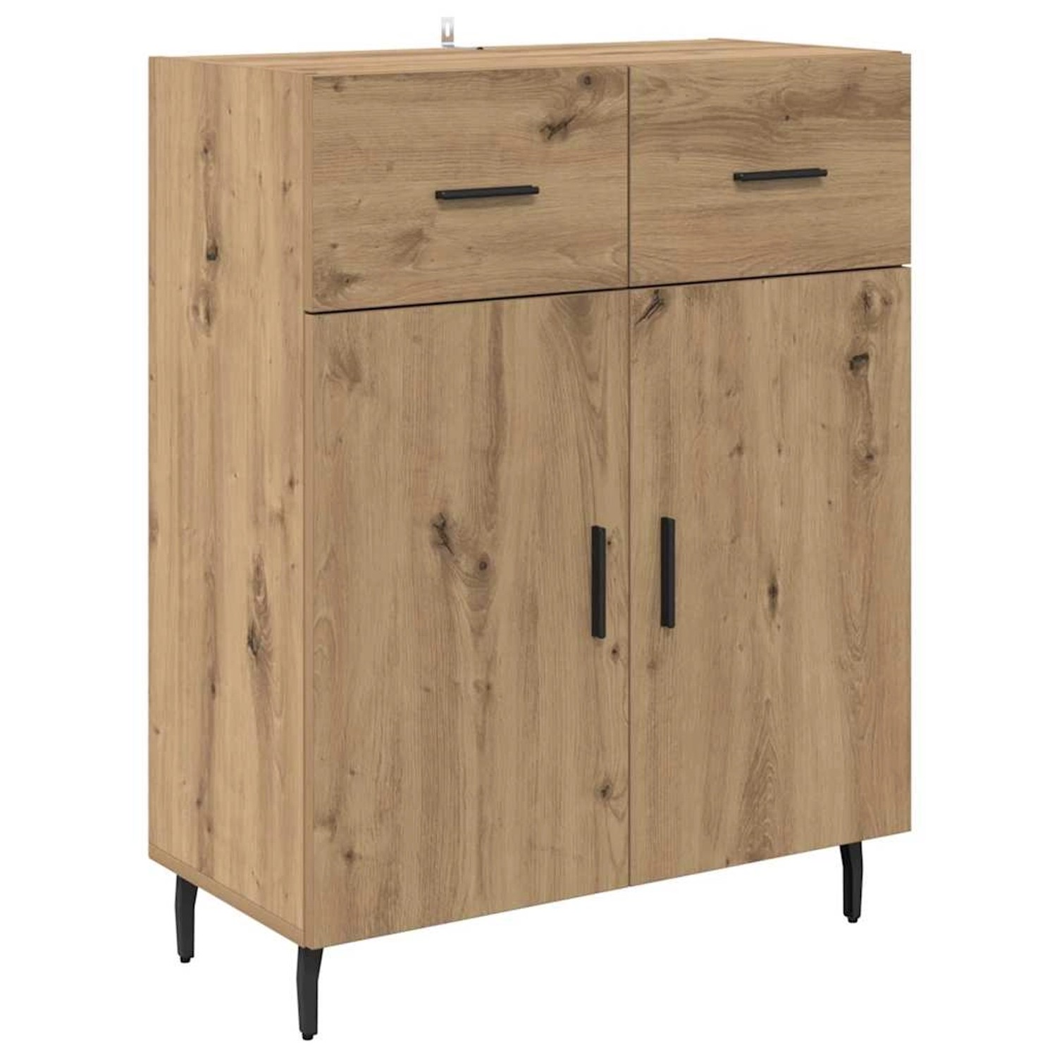 vidaXL Sideboard Artisan-Eiche 69,5 x 34 x 90 cm Holzwerkstoff 882300 günstig online kaufen