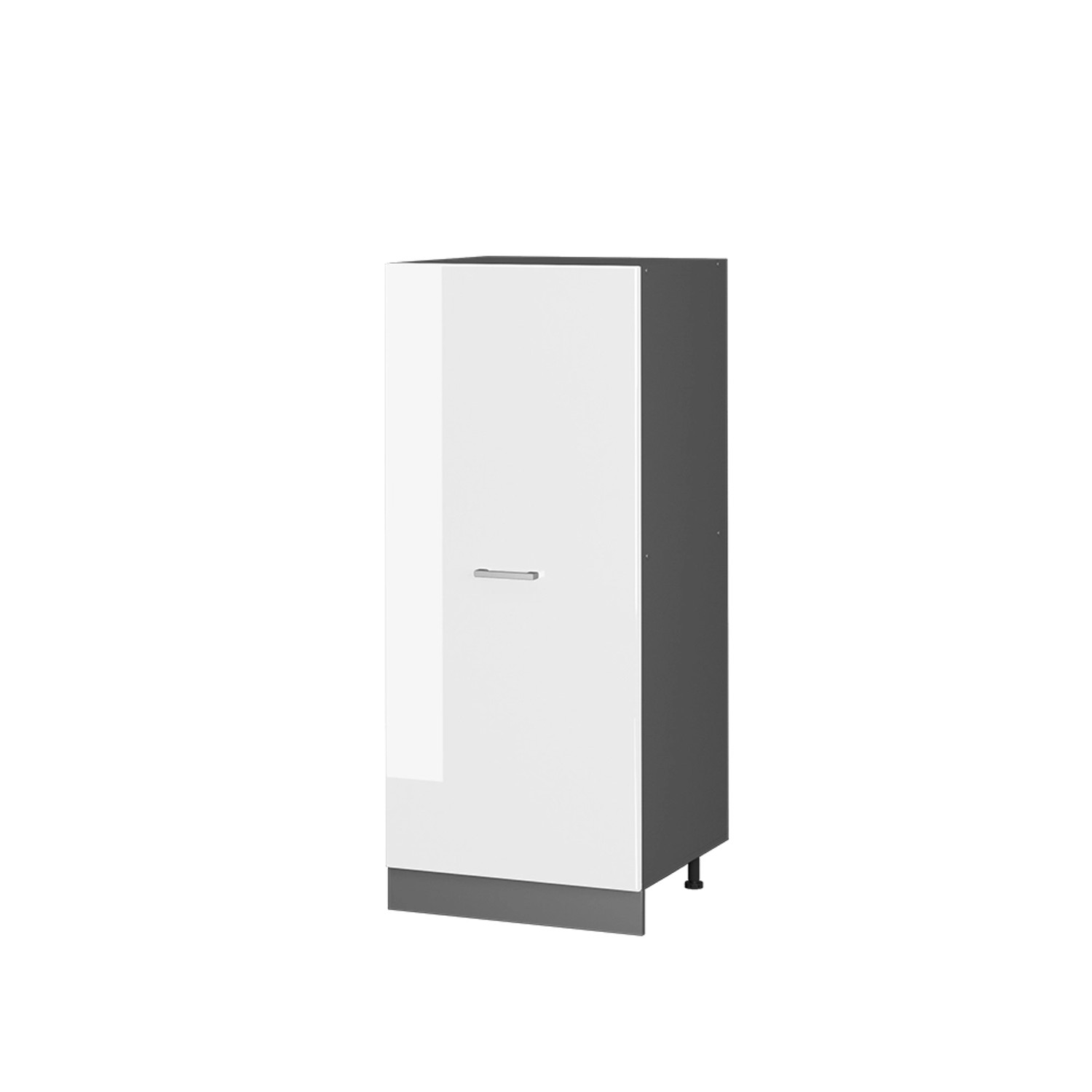 Vicco Hochschrank R-Line Küchenkommode Weiß Hochglanz/Anthrazit 60 cm günstig online kaufen