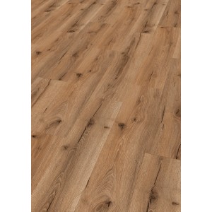 Click-Vinylboden Mombasa Eiche, detailreiche Holzoptik für Wohnräume.