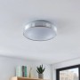 Moderne Lindby LED Deckenleuchte Emelie aus Aluminium, 30cm Durchmesser, für Wohnzimmer.