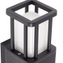 Lucande LED Wandleuchte Außen Dakil 10025940 Modern in Schwarz aus Aluminium 1-flammig GU10_8