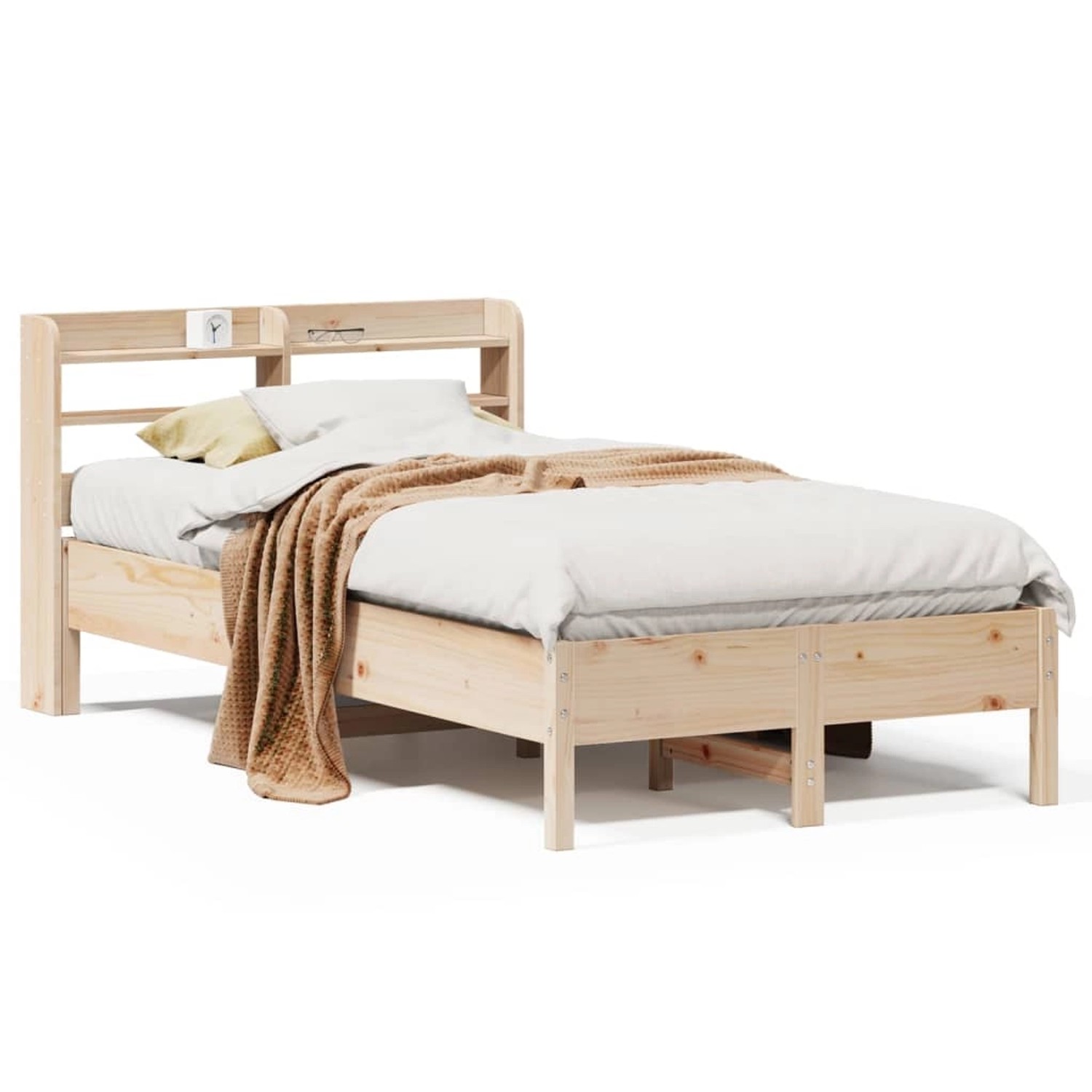 vidaXL Massivholzbett ohne Matratze 120x200 cm Kiefernholz 3306891 günstig online kaufen