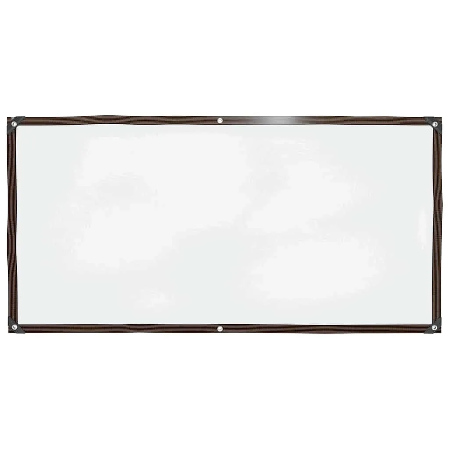vidaXL Transparente Plane mit Ösen 1x2 m Polyethylen 4018539