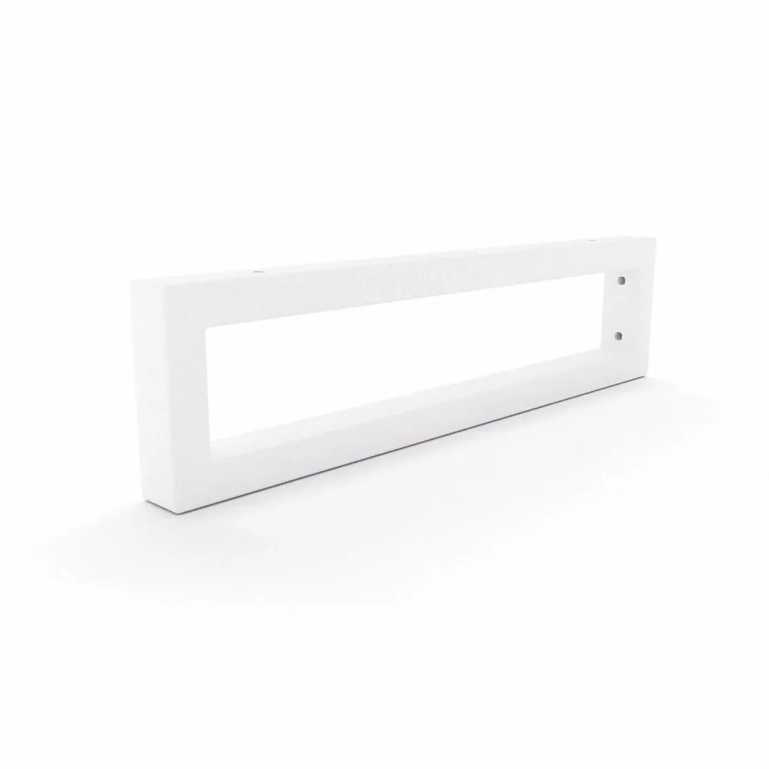 HEVVA Waschtischhalterung RHEIN 10 cm Hoch 40 cm Tief 1 Halter Weiß