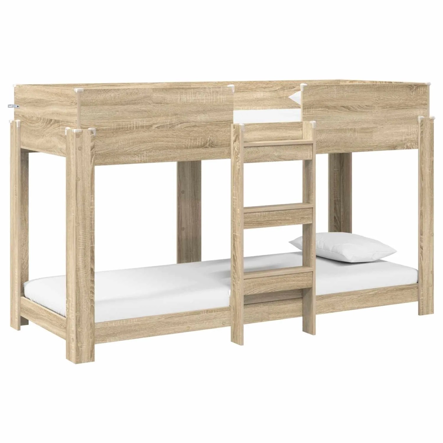 vidaXL Etagenbett für Kinder Sonoma-Eiche 75 x 190 cm Holzwerkstoff 3410541 günstig online kaufen