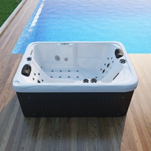 Tronitechnik Outdoor Whirlpool Levanzo Inkl Heizung Hydromassage Bluetooth Und Farblicht 190X135Cm 450 Liter