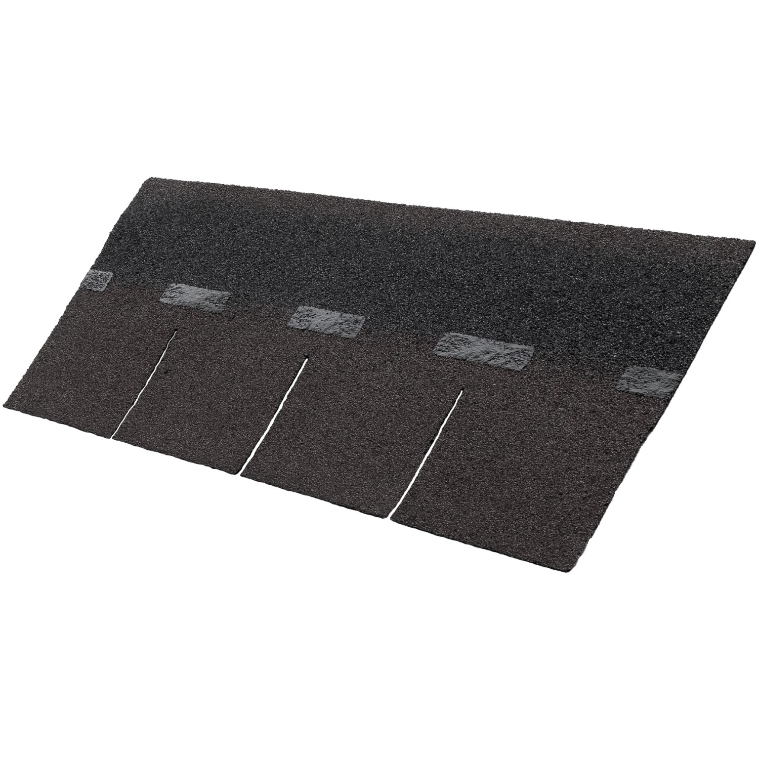 Nahaufnahme: Schwarze Dachschindeln für Skan Holz Carport Fichtelberg, Detailansicht.