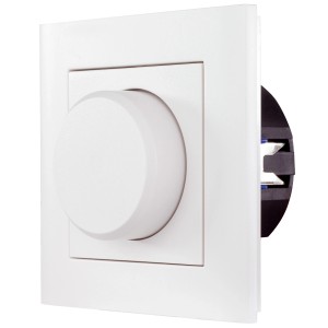Weißer REV Ritter Universal Dimmer für Unterputzmontage, Komplettgerät für Schalter & Taster.