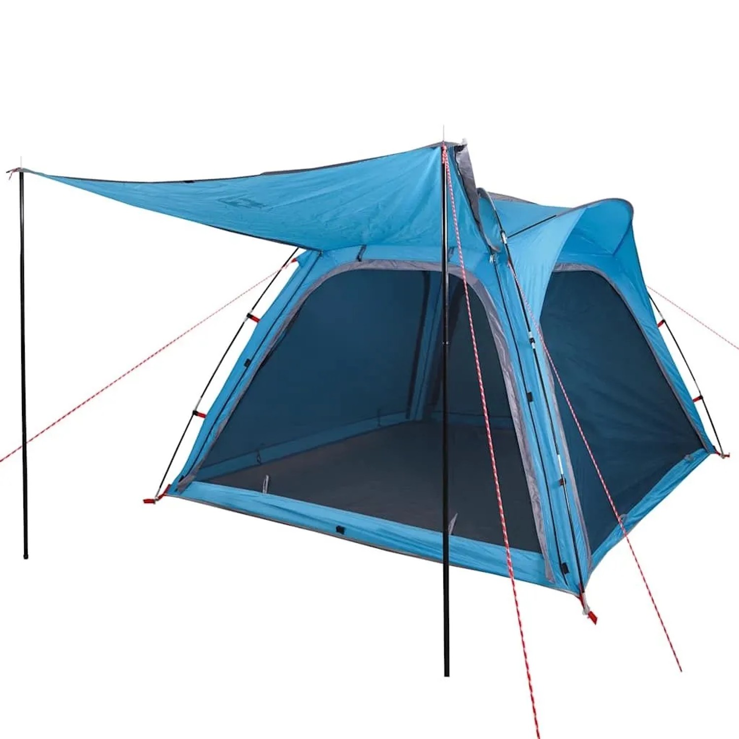 vidaXL Campingzelt 4 Personen Blau Quick Release Wasserfest 94357 günstig online kaufen