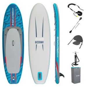 Bestway SUP Board-Set Oceana mit Sitz, 305 cm, inkl. Paddel, Pumpe, Leash und Rucksack.