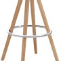 Bessagi Home Barhocker Nelo Hellgrau Webstoff Gepolstert_3