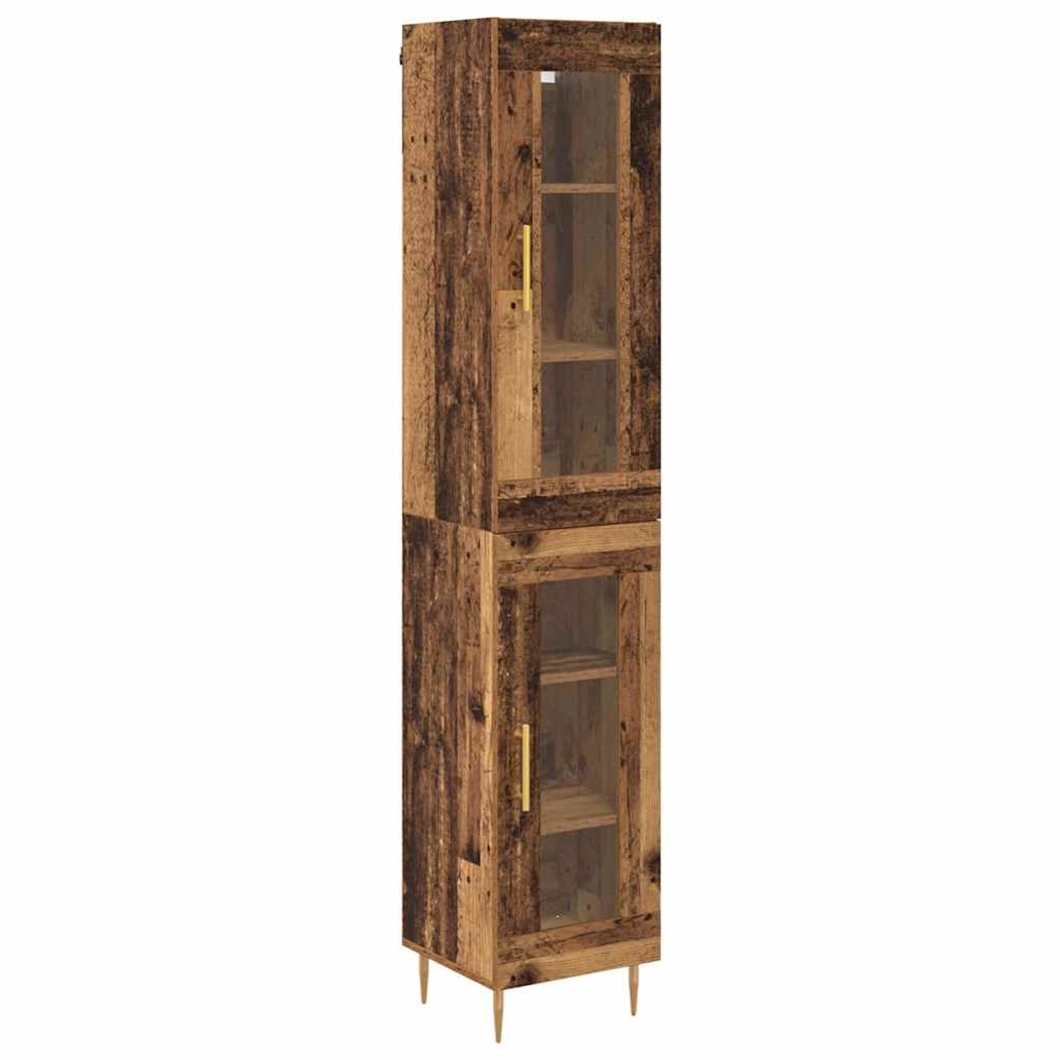 vidaXL Highboard Altholz 34,5 x 34 x 180 cm Holzwerkstoff 3415746 günstig online kaufen