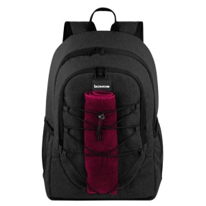 Bomoe IceBreezer KR50 Kühlrucksack, 35 Liter, anthrazit mit roter Decke