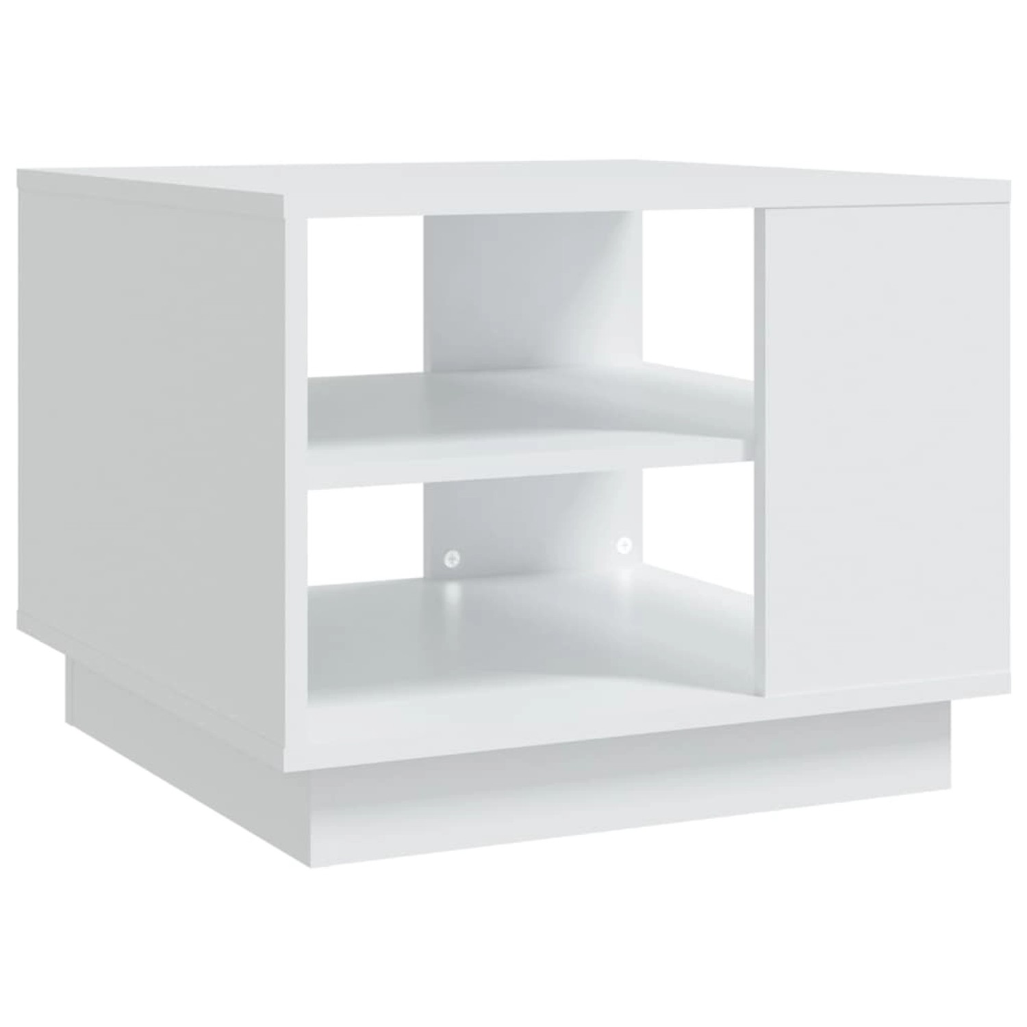 vidaXL Couchtisch Weiß 55x55x43 cm Holzwerkstoff 810289 günstig online kaufen