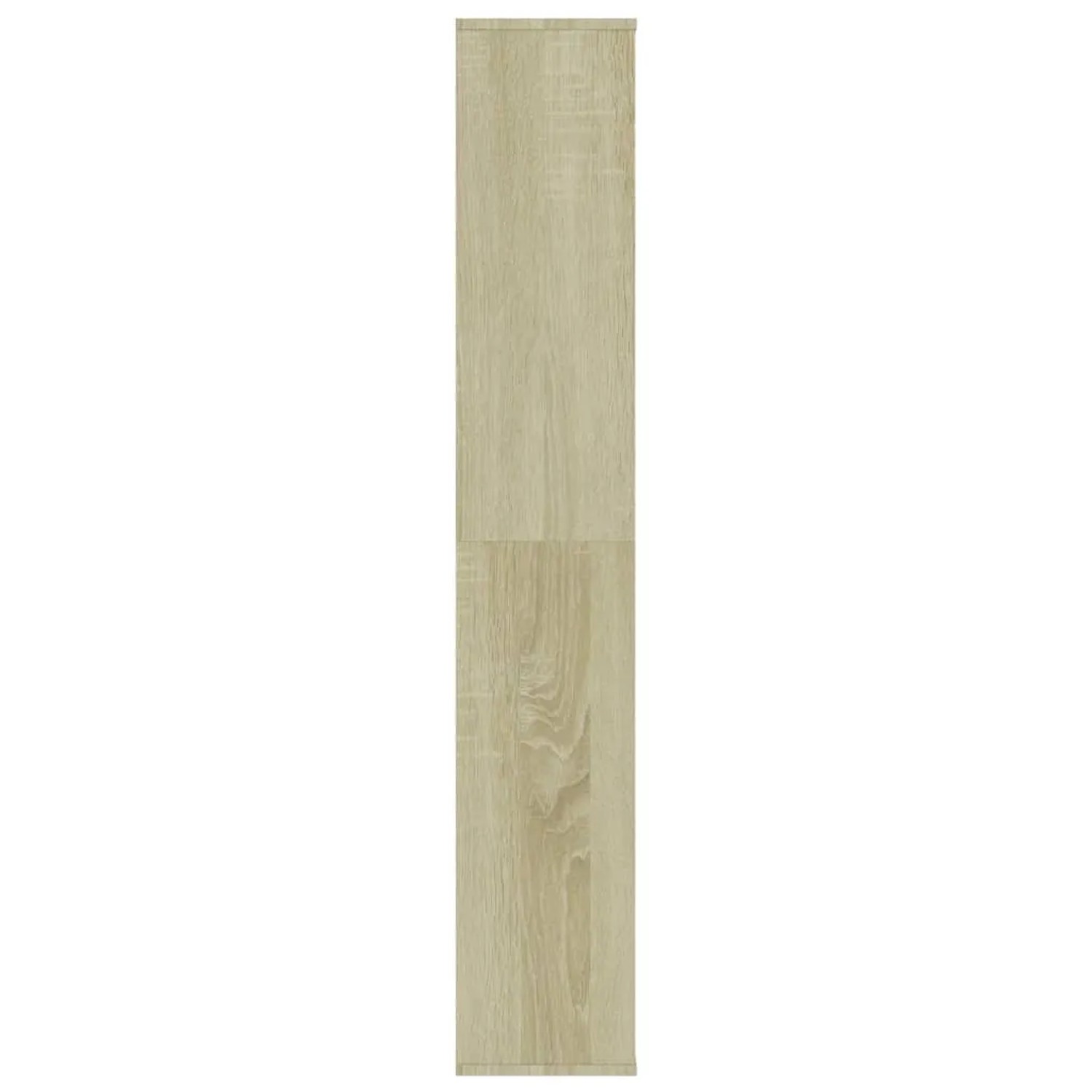 vidaXL Raumteiler/Bücherregal Sonoma-Eiche, Holzwerkstoff, 100x24x140 cm. Wanddekoration.