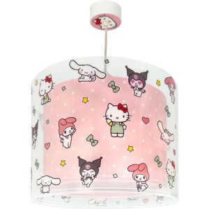 Dalber Deckenlampe mit Hello Kitty, Kuromi, My Melody und Cinnamoroll Motiven.