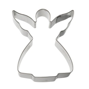 Zenker Ausstecher Engel, 65x60mm, aus Metall für Weihnachtsplätzchen.