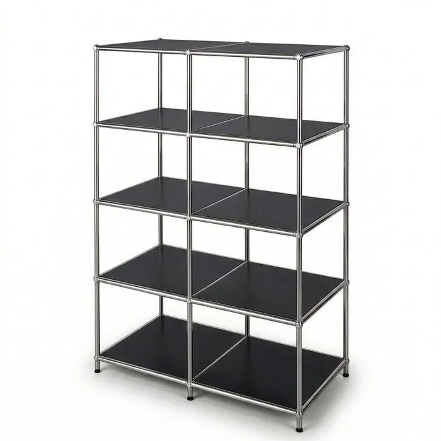 Floordirekt Metallregal Concept Epure MK-015 Standregal 78 x 40 x 118 cm Schwarz