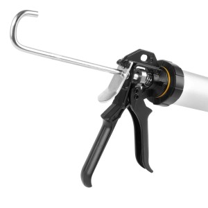 STAHLWERK Silikonpistole SP-600 ST aus Aluminium für Kartuschen und Folienbeutel.