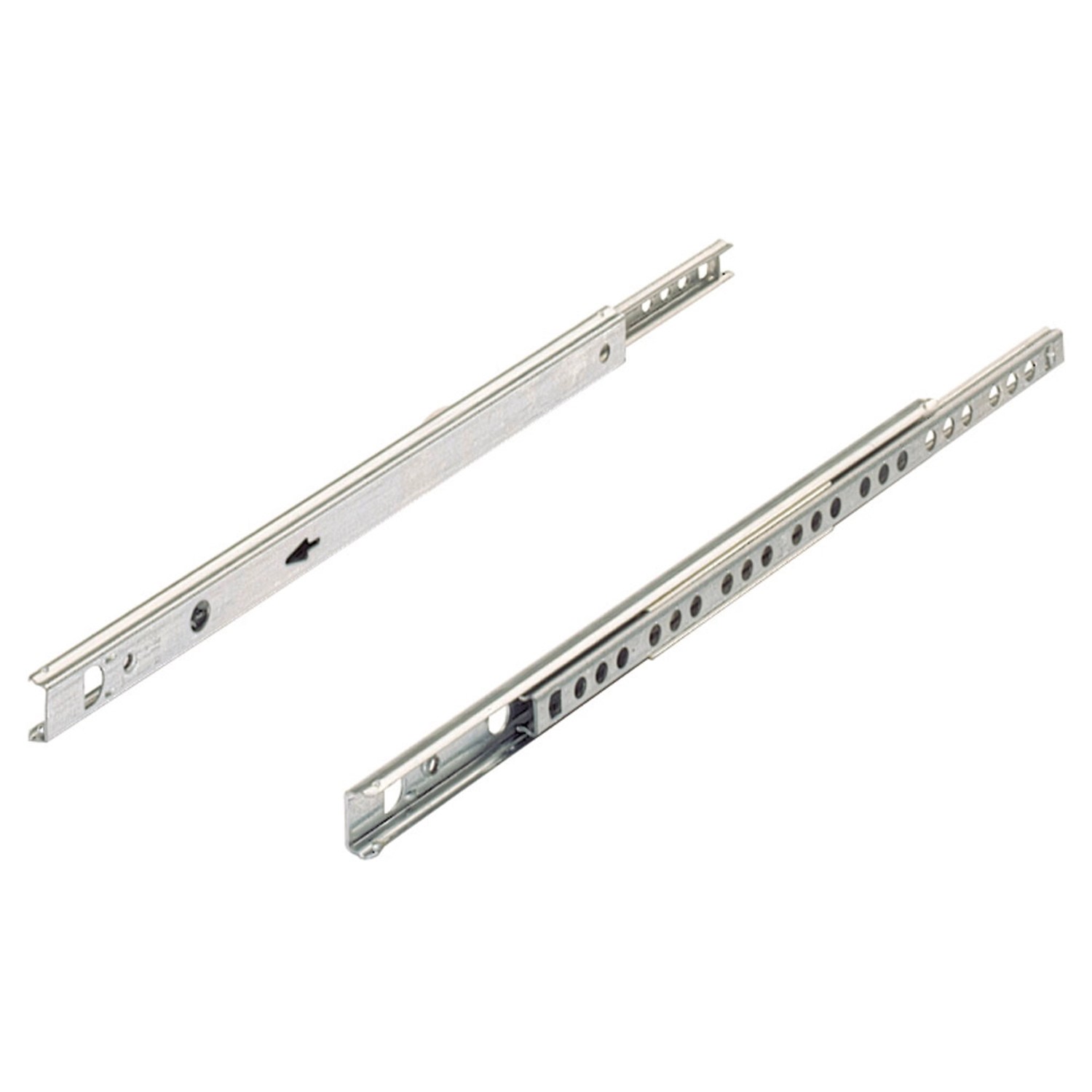 Hettich Kugelteilauszug für Schubkästen mit 17 mm Nut 430 mm