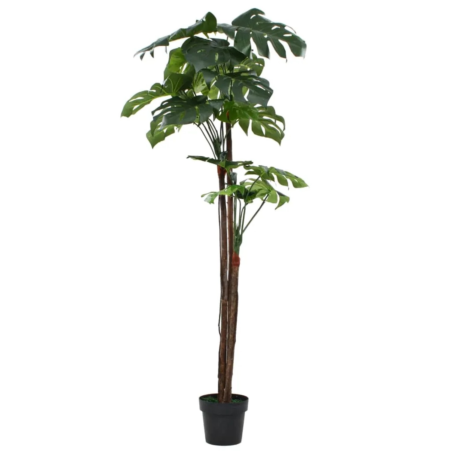 furnicato Künstliche Monstera Fensterblatt mit Topf 170 cm Grün