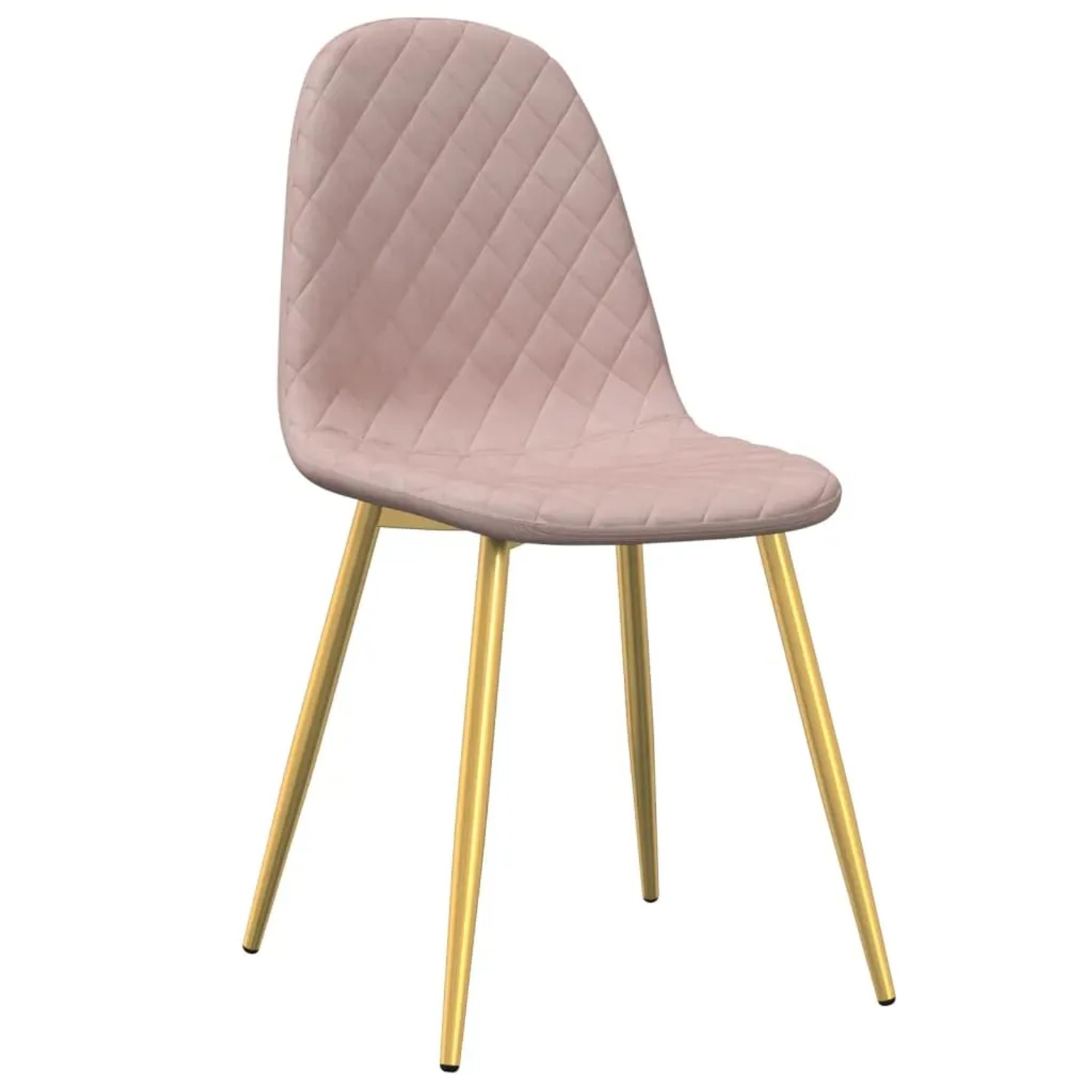 vidaXL Esszimmerstühle 4 Stk Rosa Samt 325683_3