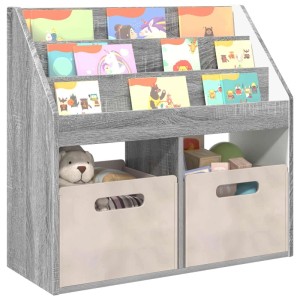vidaXL Kinderregal Graues Sonoma 72,5 x 29,5 x 69 cm Holzwerkstoff 892385