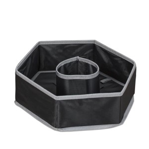 Relaxdays Wurfspiel Washer Toss Polyester Kunststoff Rot Blau Schwarz Faltbar 10,5 cm x 30 cm x 28 cm 580 g