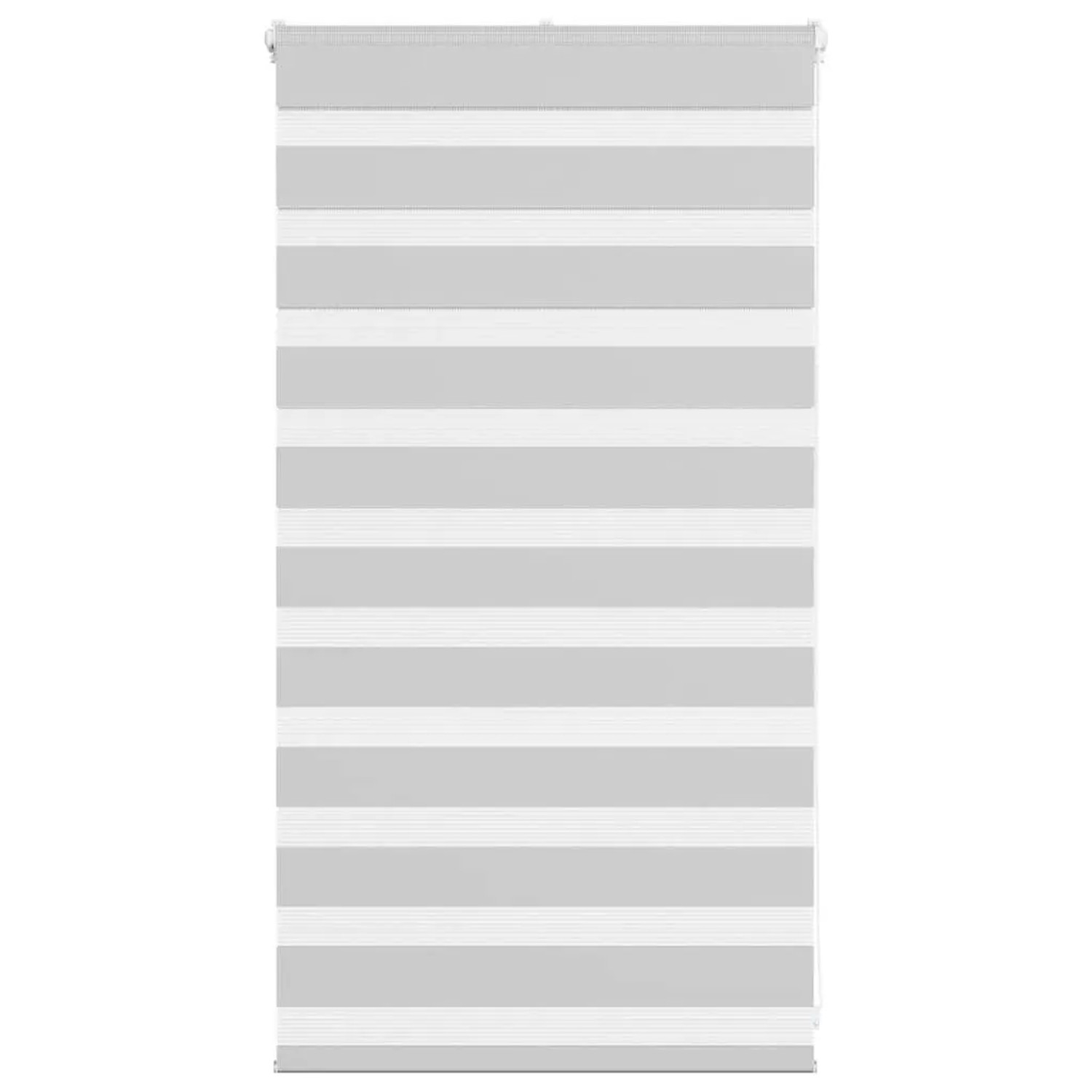 vidaXL Doppelrollo Hellgrau 70x100 cm Stoffbreite 65,9 cm Polyester 4014411 günstig online kaufen