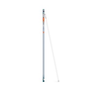 Osram LED-Leuchtmittel T8 Röhre G13, 121,4 cm, 14W, 4000K neutralweiß, neben der Produktverpackung.