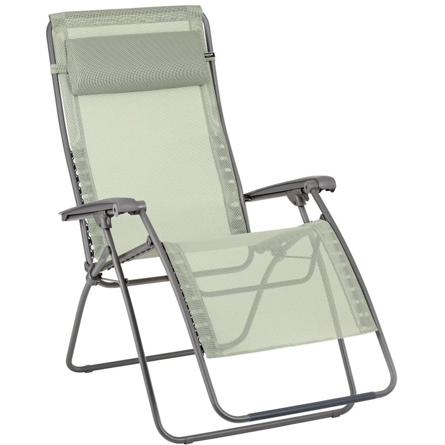 Lafuma Relaxsessel RSXA CLIP Batyline Iso Stahl verstellbar klappbar Grün