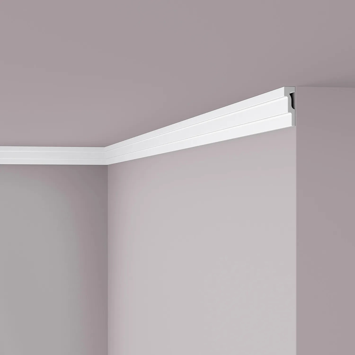 NOEL & MARQUET NMC M2 NOMASTYL Eckleiste Zierleiste Stuckleiste 2 m 200 cm x 1,8 cm x 5,9 cm Weiß