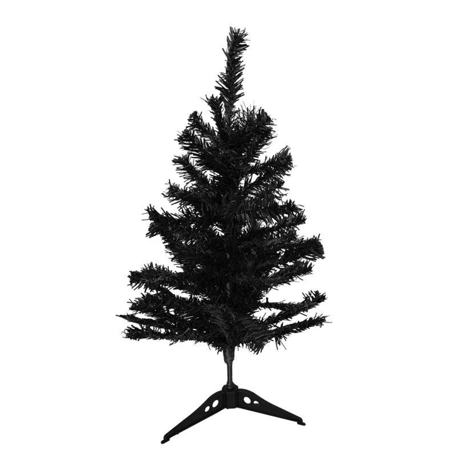 LEX Künstlicher Weihnachtsbaum Inkl. Ständer Tannenbaum Christbaum Schwarz 120cm