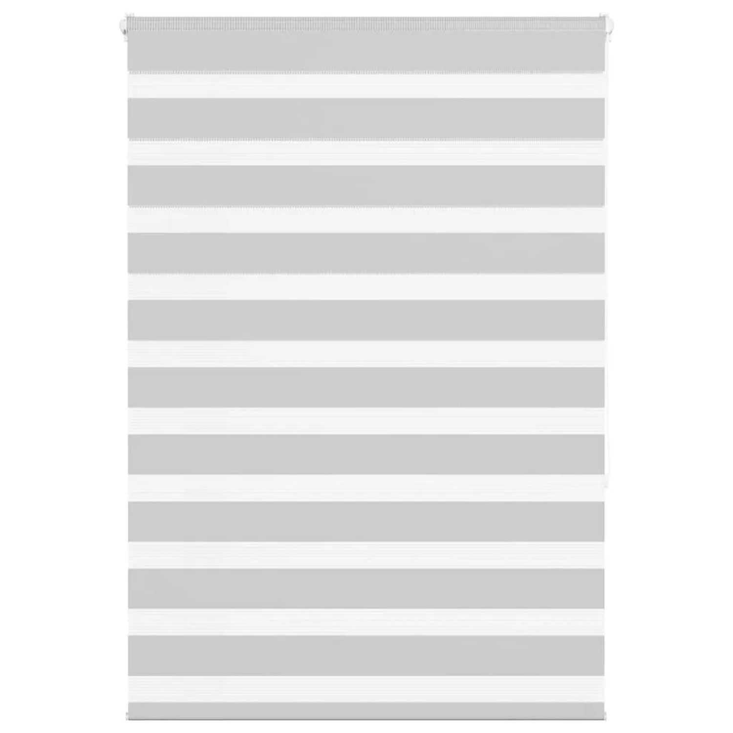 vidaXL Doppelrollo Hellgrau 100x150 cm Stoffbreite 95,9 cm Polyester 401444 günstig online kaufen