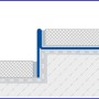 Dural Gefällekeil Shower-GK 100-SF, 98 cm, rechts, für bodengleiche Duschen.