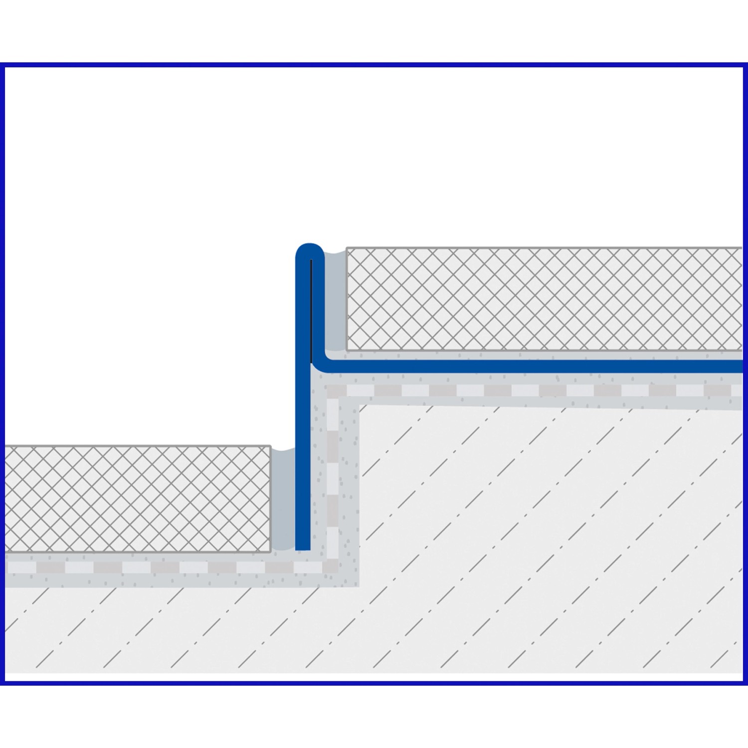 Dural Gefällekeil Shower-GK 100-SF, 98 cm, rechts, für bodengleiche Duschen.