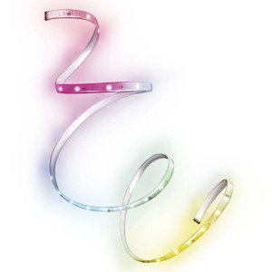 Osram LED-Strip Flex COB, 500 cm, leuchtet in bunten RGB-Farben. Flexibler, selbstklebender LED-Streifen.