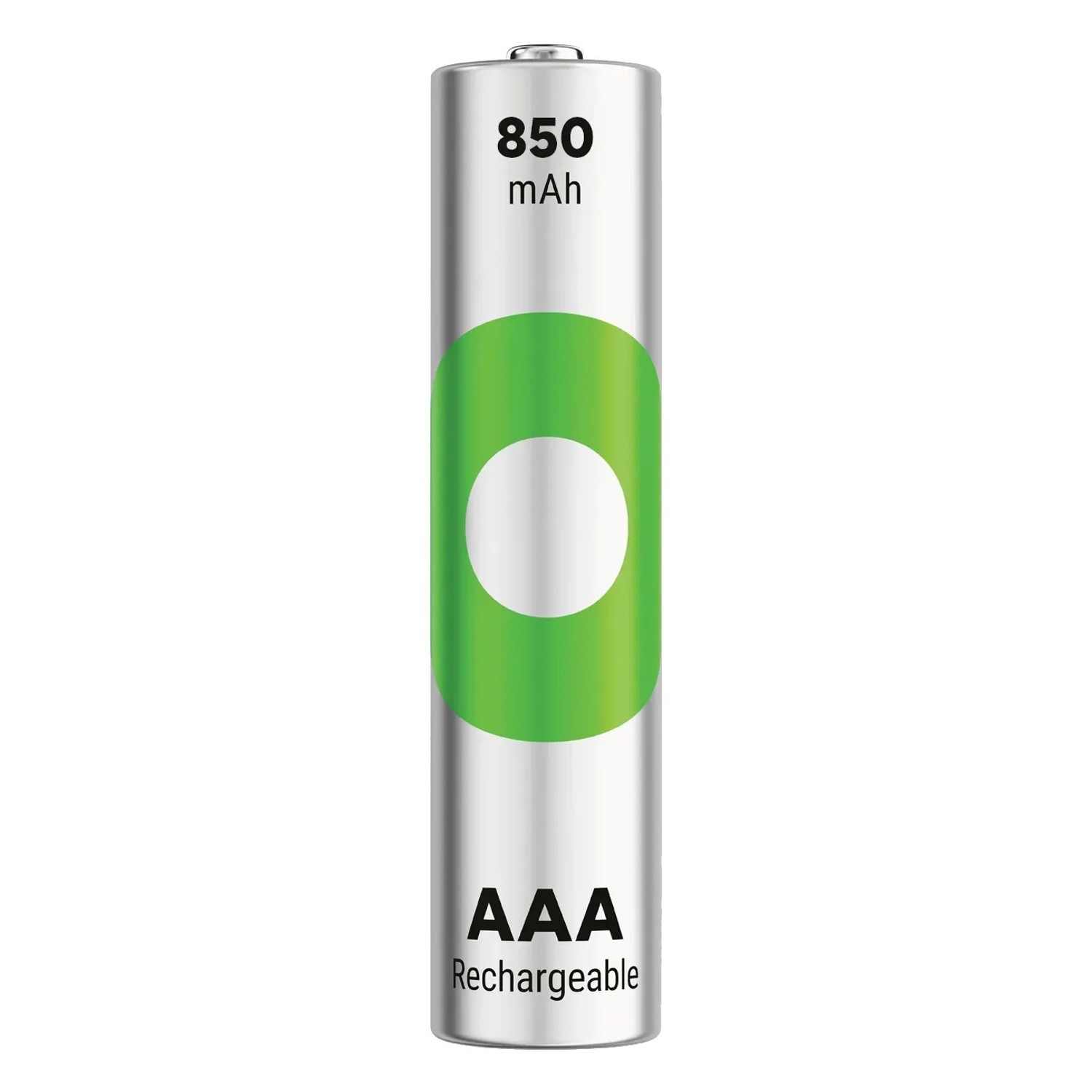 GP Recyko AAA Akku, 850 mAh, wiederaufladbar, 4er-Pack.